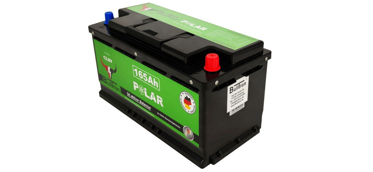 165Ah BullTron Polar LiFePO4 12.8V Akku mit Smart BMS, Bluetooth App und Heizung
