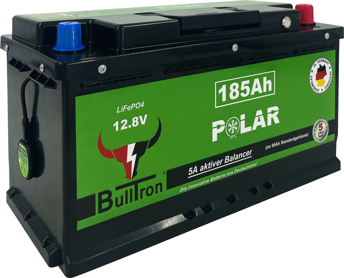 185Ah BullTron Polar LiFePO4 12.8V Akku mit Smart BMS, Bluetooth App und Heizung