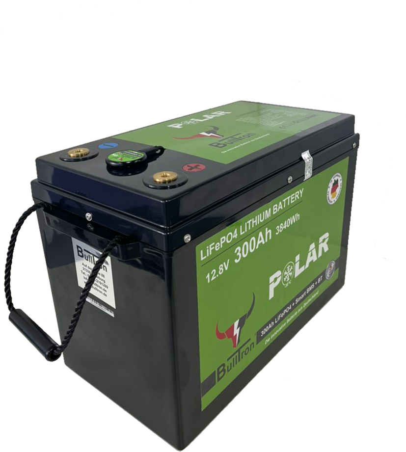 300Ah BullTron Polar LiFePO4 12.8V Akku mit Smart BMS, Bluetooth App und Heizung
