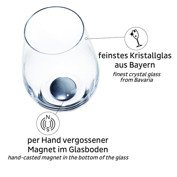 SILWY Magnet-Kristallgläser LONGDRINK 2er-Set