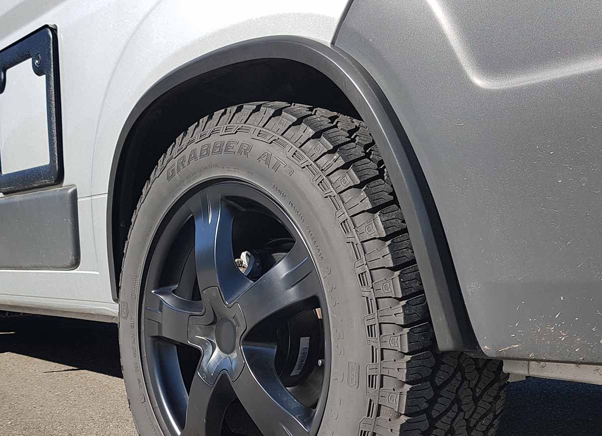 Kotflügelverbeiterung Delta +25mm SET - Fiat Ducato VA+HA