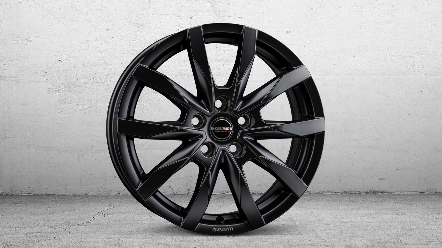 18 Zoll - Borbet CW5 schwarz matt + Loder Tire AT#1 255/55 R18 - Fiat Ducato