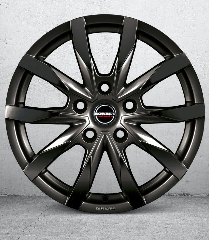 Borbet CW5 16 Zoll - mistral anthracite glossy - Fiat Ducato 5x118