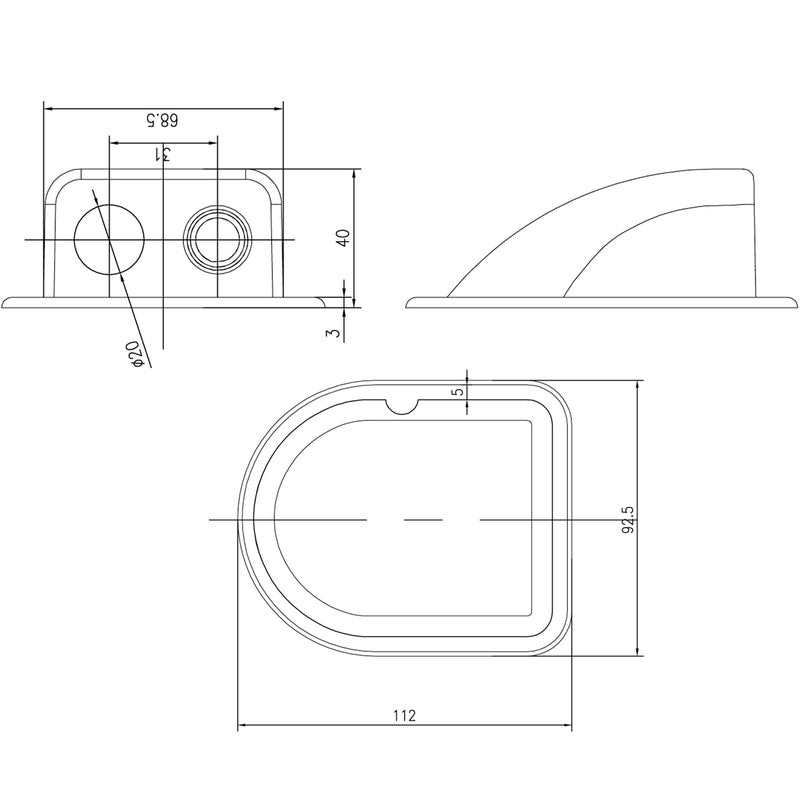 WATTSTUNDE® Dachdurchführung DX2/S schwarz