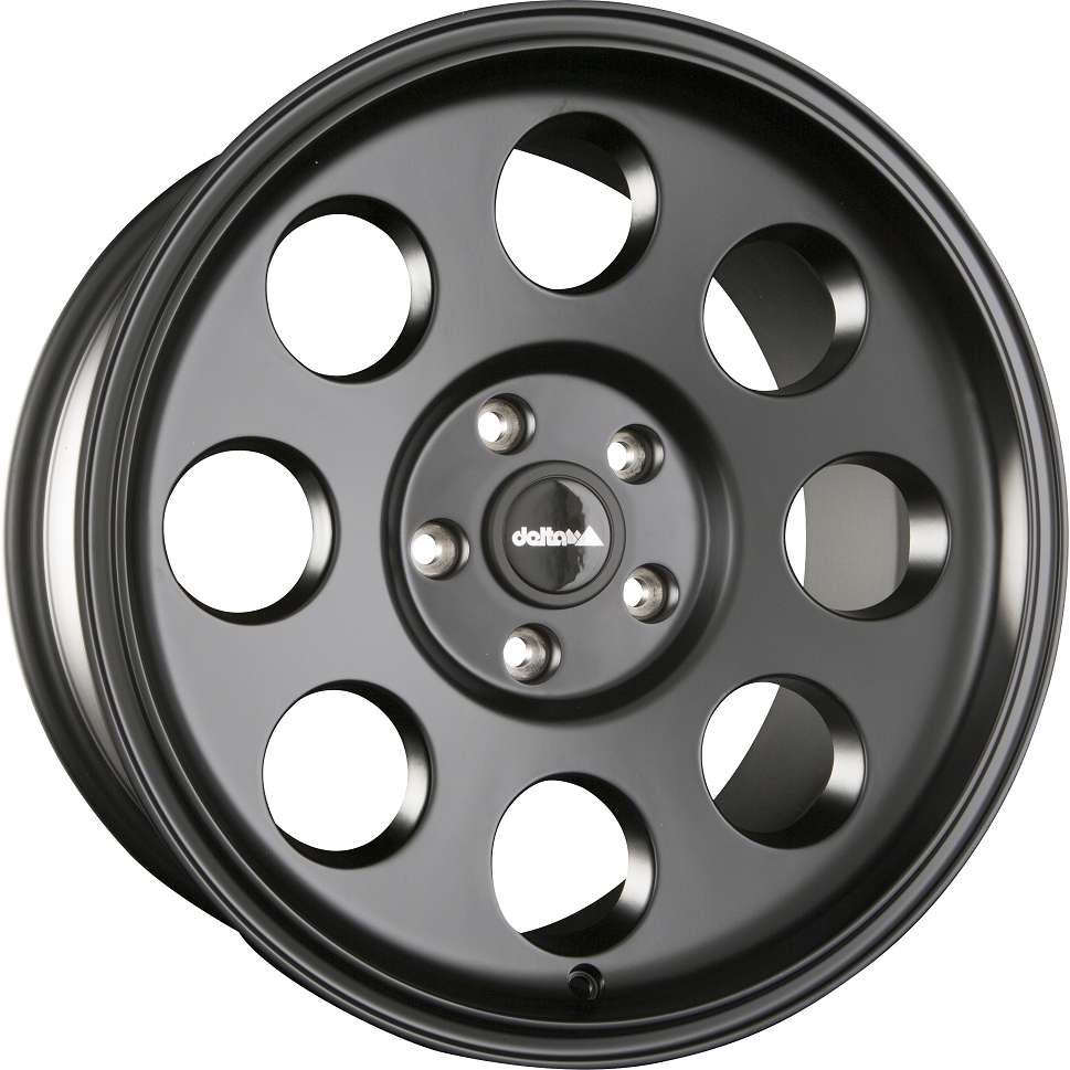 18 Zoll - Delta Klassik schwarz matt + Loder Tire AT#1 255/55 R18 - Mercedes Sprinter