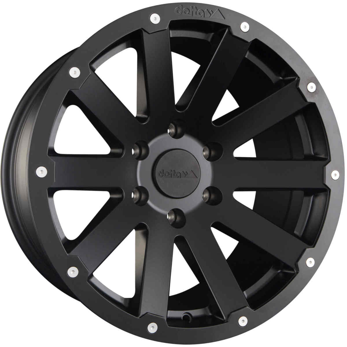 18 Zoll - Delta 4x4 Hanma schwarz matt + Loder Tire AT#1 255/55 R18 - VW Crafter / MAN TGE