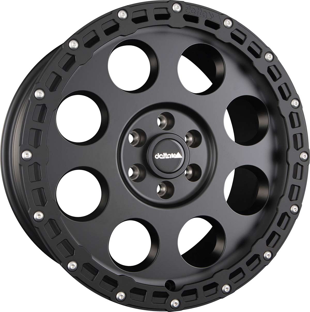 18 Zoll - Delta Klassik_B rugged schwarz matt + Loder Tire AT#1 255/55 R18 - Fiat Ducato