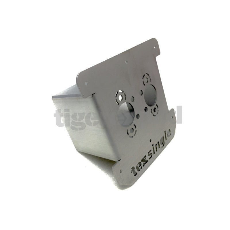 Einbauflansch Luftheizungen EVO für Böden bis 83mm, Edelstahl