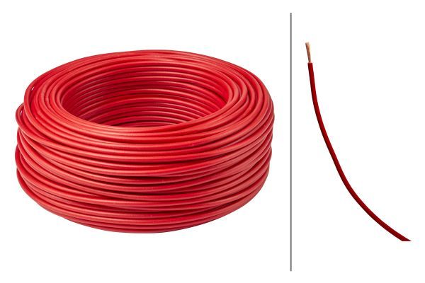 FLY 2,5mm² Rot - HELLA 8KL 712 957-001 Leitungssatz - 1 Meter