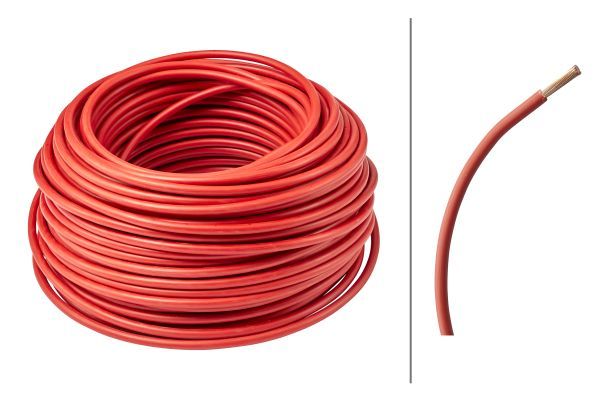 FLY 6mm² Rot - HELLA 8KL 712 965-001 Leitungssatz - 1 Meter