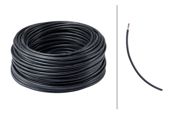 FLY 6mm² Schwarz - HELLA 8KL 712 964-001 Leitungssatz - 1 Meter