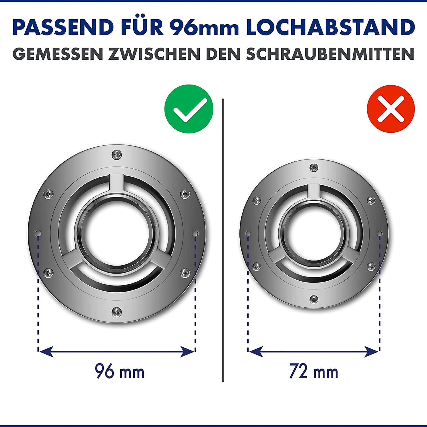 LAINFELD Kondenswasserablauf | Wohnmobil Zubehör für TRUMA Heizung | Ablauf für Kaminabdeckung und Kaminkappe