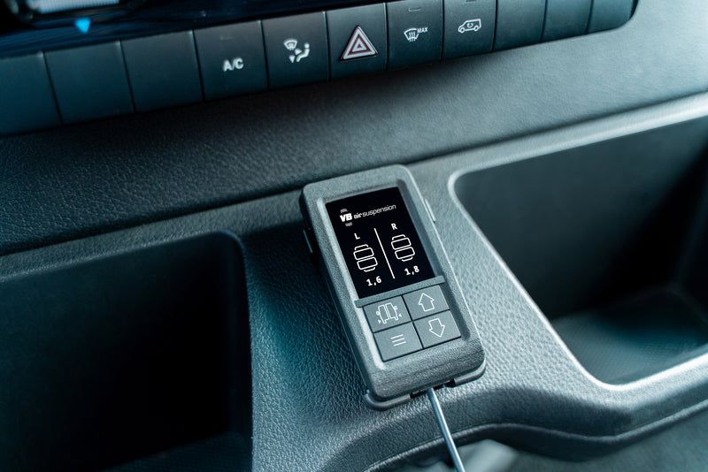 VB-SemiAir Zusatz-Luftfederung Hinterachse mit digitaler Bedieneinheit - Fiat Ducato
