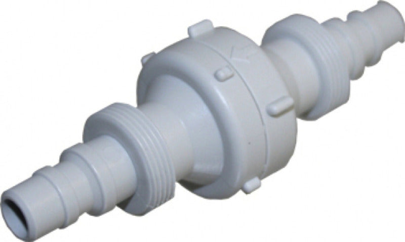 Rückschlagventil für 10/12mm Schlauch mit Gewindetüllen