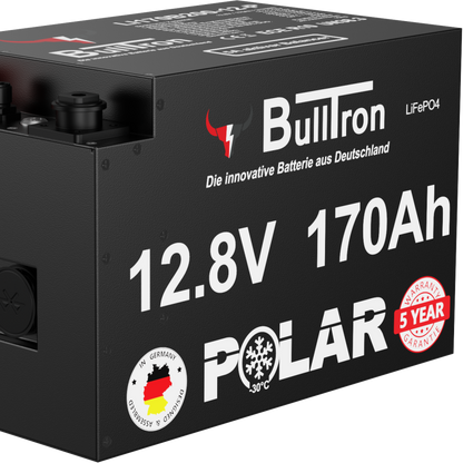 170Ah BullTron Polar LiFePO4 12.8V Akku mit Smart BMS, Bluetooth App und Heizung