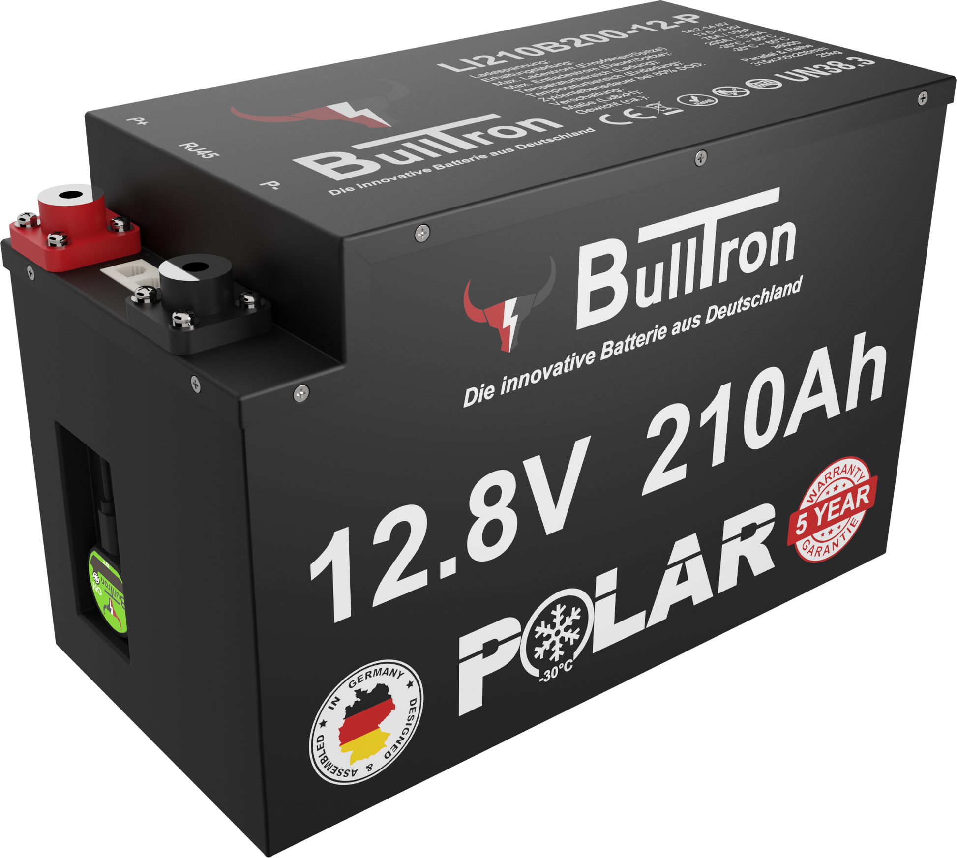110Ah Bulltron Polar LiFePO4 12.8V Akku mit Smart BMS, Bluetooth App u –  RMT-Shop