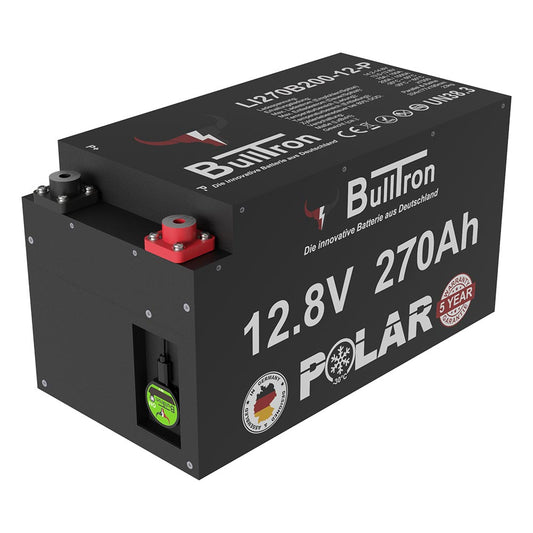 270Ah BullTron Polar LiFePO4 12.8V Akku mit Smart BMS, Bluetooth App und Heizung