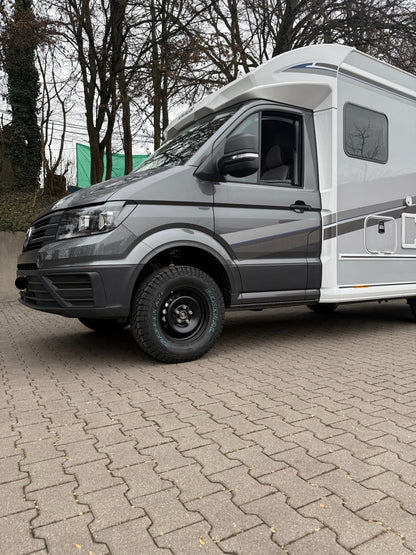 16 Zoll - VW Stahlfelge schwarz + General Tire Grabber AT3 255/70 R16 - VW Crafter / MAN TGE