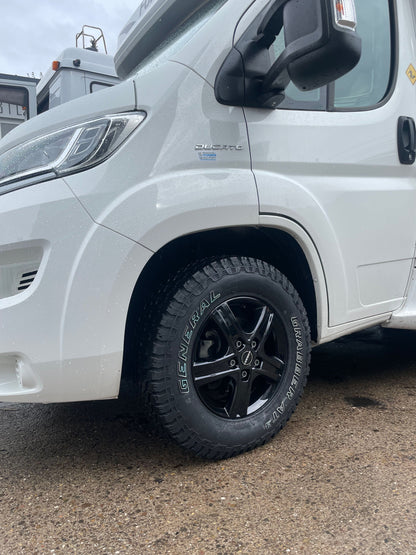 16 Zoll - Borbet CWD + Grabber AT3 - Fiat Ducato 5x118