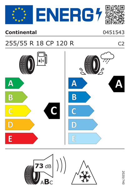 18 Zoll - Borbet CW3 + Continetal  VanContact Camper - Fiat Ducato 5x130