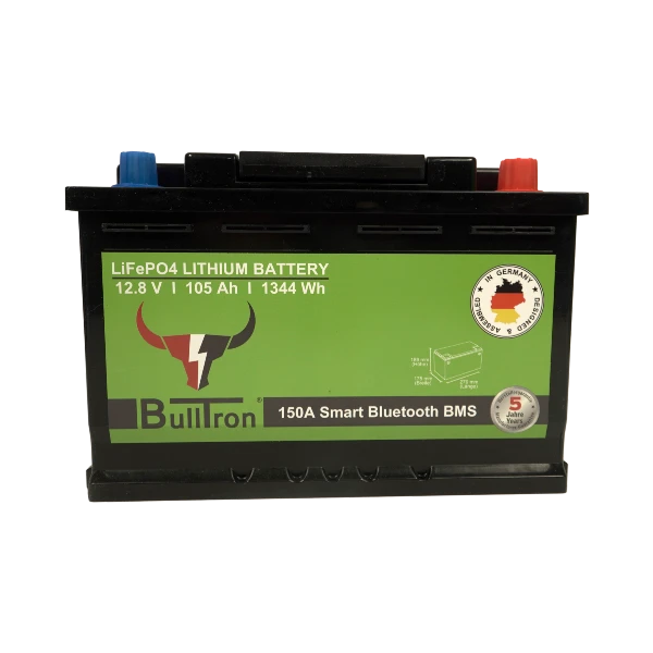 105Ah Bulltron Polar LiFePO4 12.8V Akku mit Smart BMS, Bluetooth App und Heizung